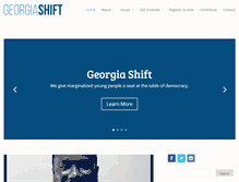 Tablet Screenshot of georgiashift.com